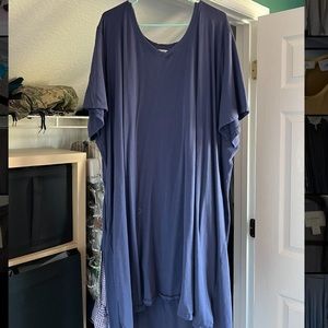 Blue Midi Dress, 5XL